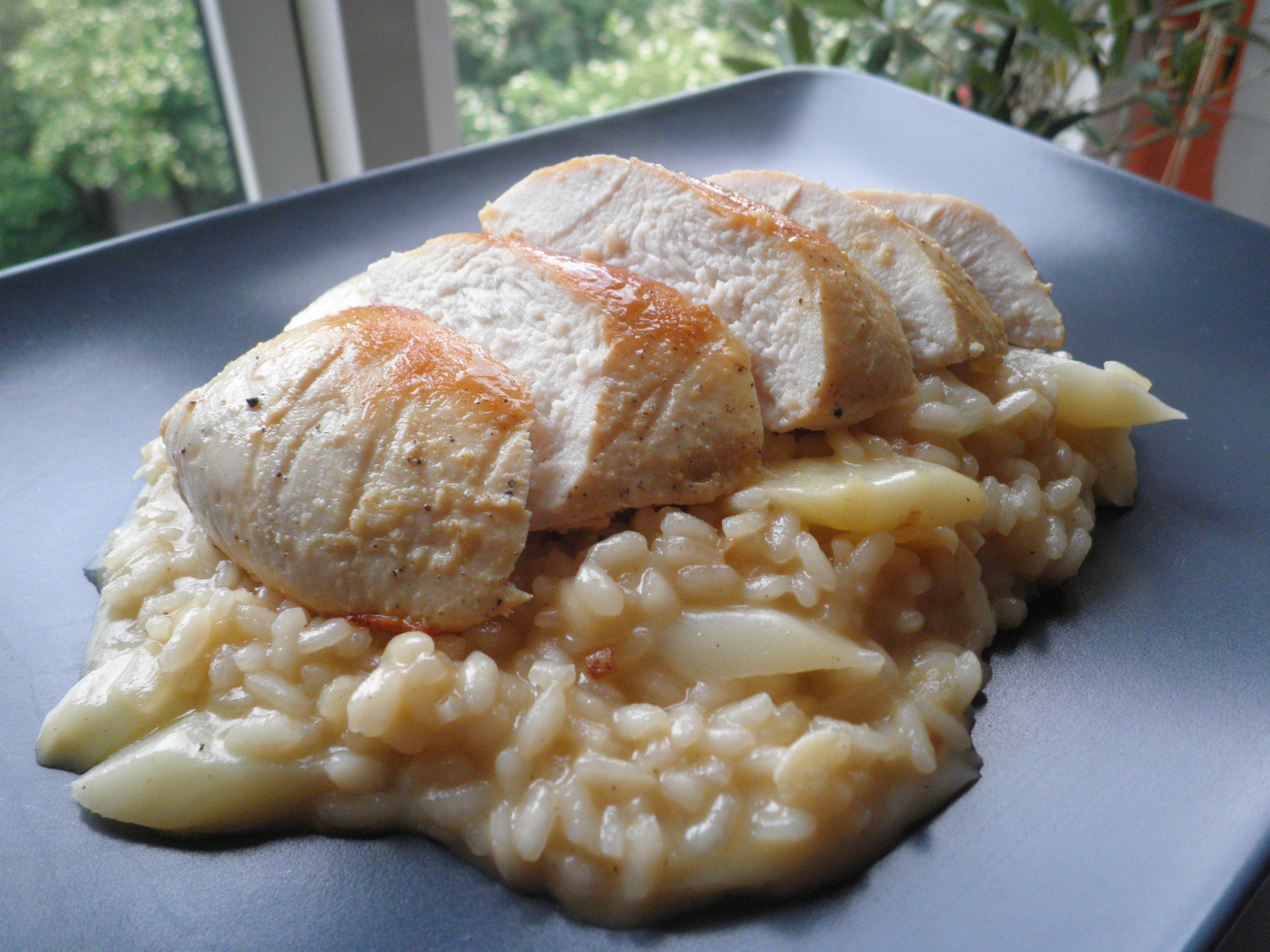 Kylling “semi” og aspargesrisotto | Love food love cooking