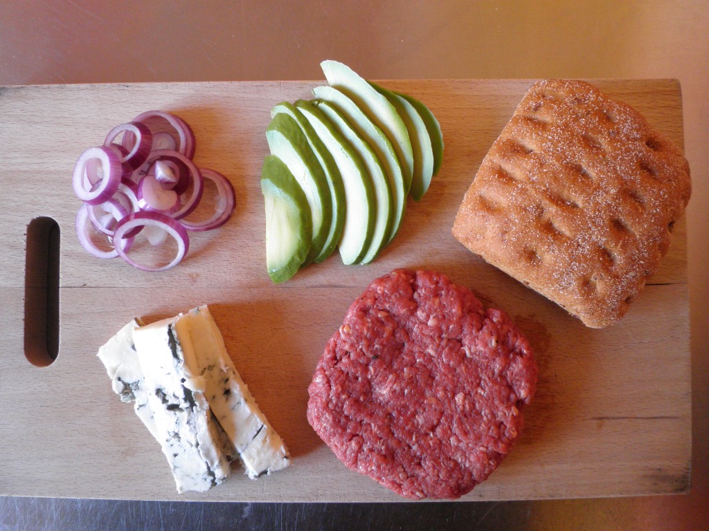 Ingredienserne til Chelsea, verdens bedste burger