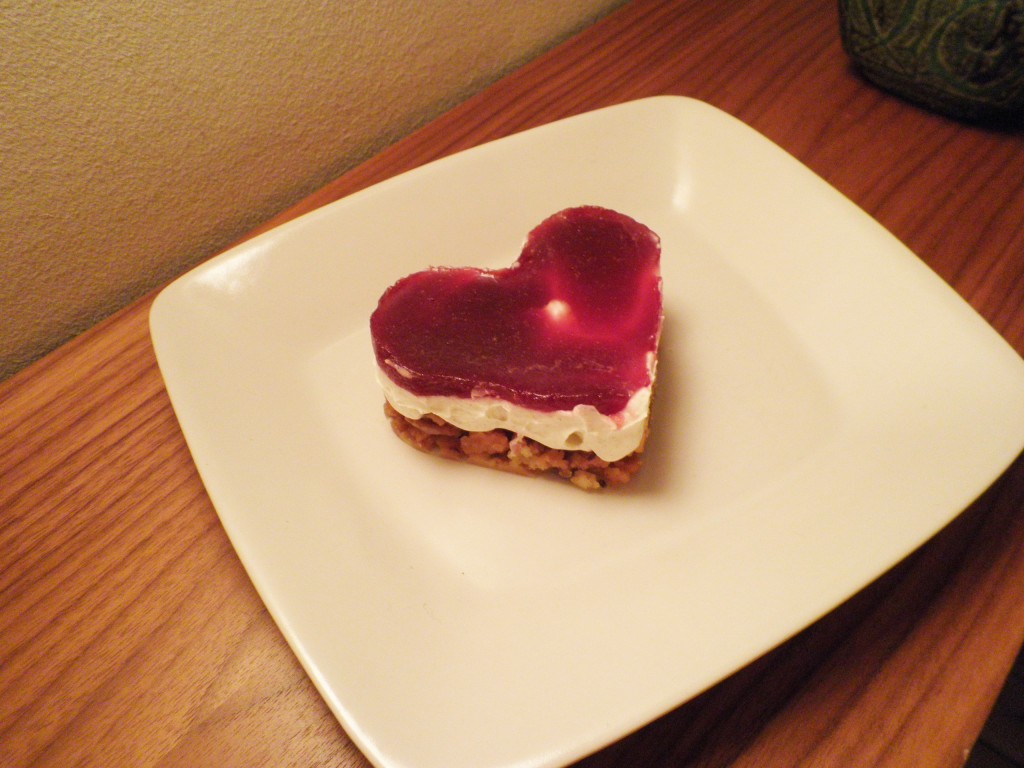 Valentine's day cheese cake - valentines dag kage med mascarpone creme og jordbær