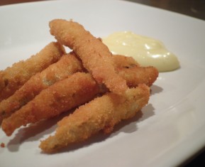 Friteret smelt med aioli