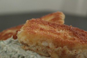 Fish 'n' chips - paneret lyssej perfekt til pomfritter og tartare sauce