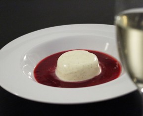 Forførende Valentin's dessert - Panna cotta, hindbær og champangne