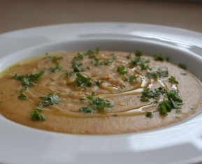 Linsesuppe med mandler - nemt & lækkert