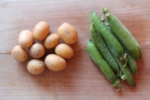 råvarer - kartofler og ærter