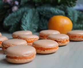 Macarons med klementinsmag - perfekt alternativ i julen