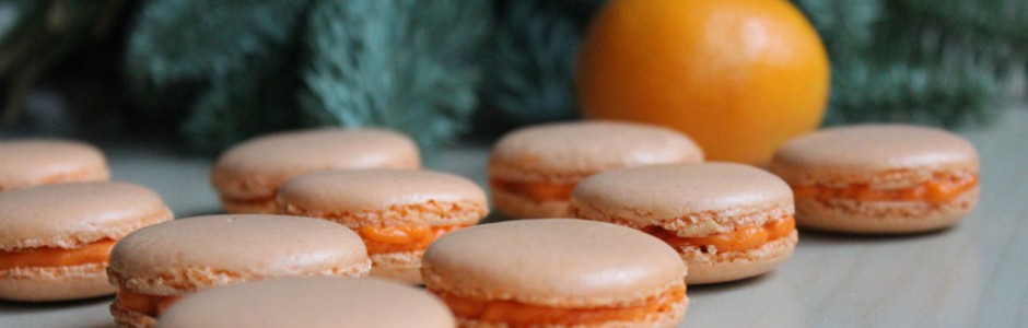 Macarons med klementinsmag - perfekt alternativ i julen