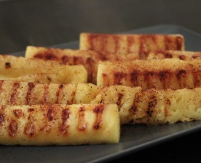 Grillet ananas med chili - hot & sweet snack