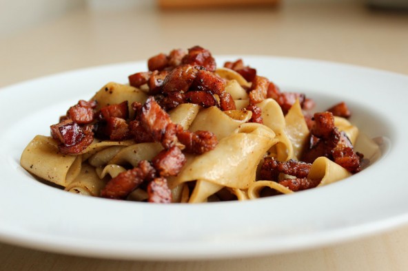 Pasta og bacon - Når det simple er perfekt